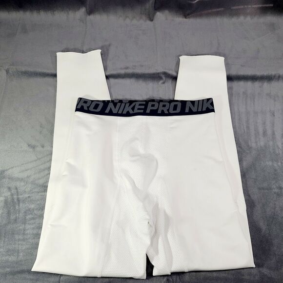 NIKE KD Kevin Durant Custom Player Issued Nike Pro Tights White 777569-102 - Picture 3 of 5